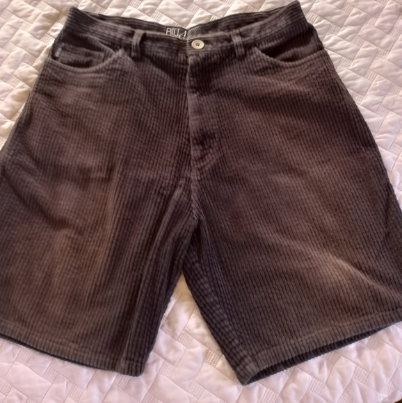 Billabong Pants Mens Billabong Black Corduroy Shorts Retro Poshmark